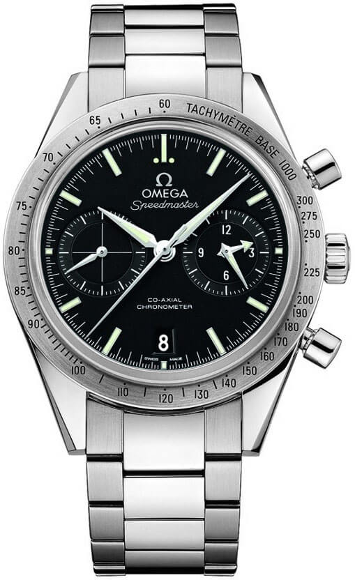 Omega Speedmaster Self winding Automatic Chronometer Black Mens Watch 33110425101001 