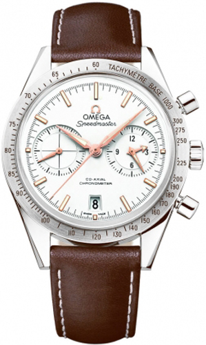 Omega Speedmaster Self winding Automatic Chronometer White Watch 33112425102002 