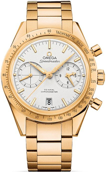 Omega Speedmaster Self winding Automatic Chronometer Silver Mens Watch 33150425102001 