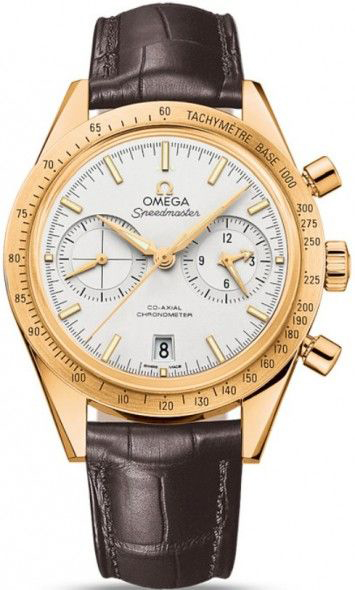 Omega Speedmaster Self winding Automatic Chronometer Silver Mens Watch 33153425102001 