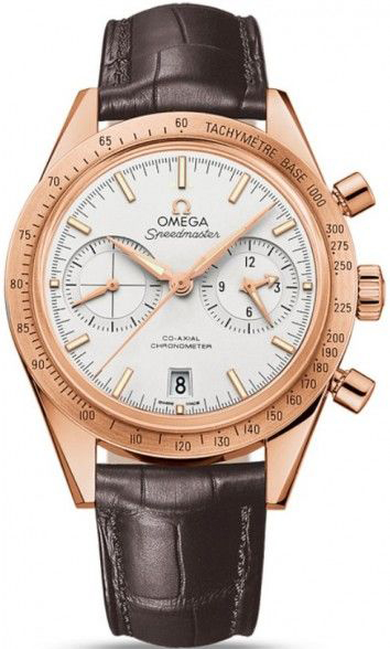 Omega Speedmaster Self winding Automatic Chronometer Silver Mens Watch 33153425102002 