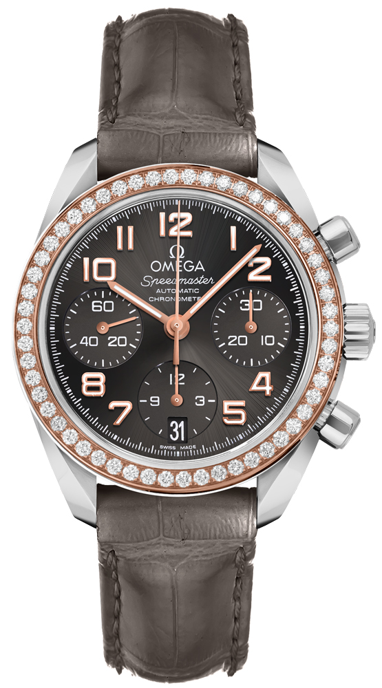Omega Speedmaster Self winding Automatic Grey Ladies Watch 32428384006001 