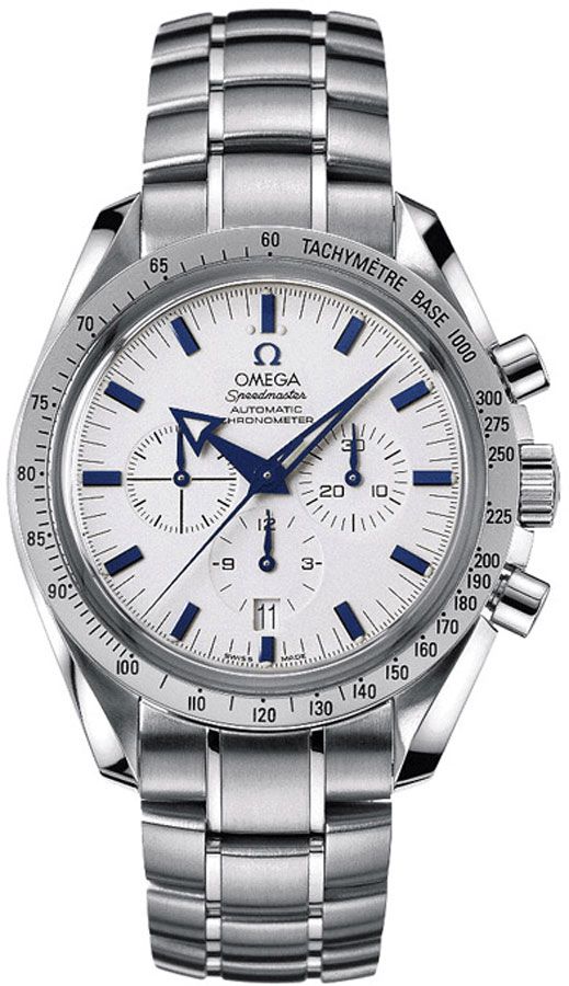 Omega Speedmaster Self Winding Automatic White Mens Watch 35512000 