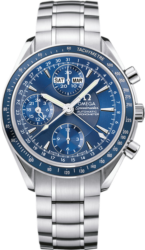 Omega Speedmaster Self Winding Automatic Blue Mens Watch 32228000 