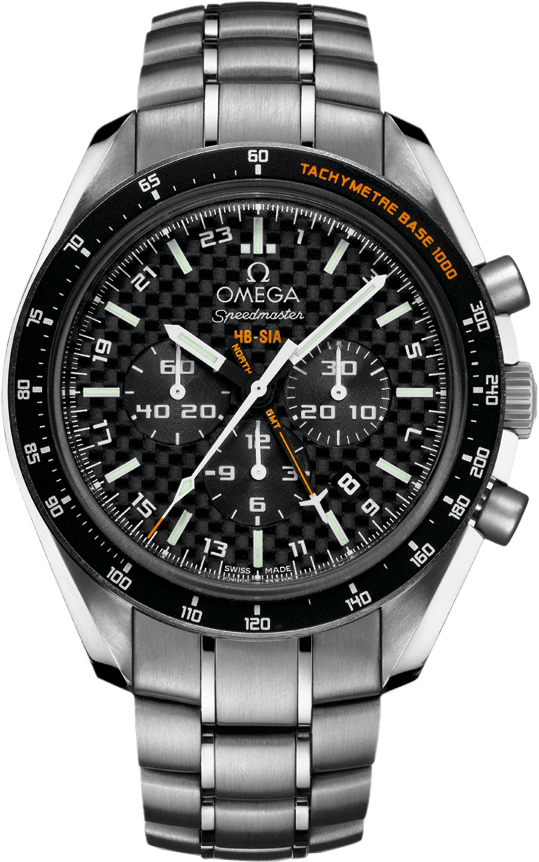 Omega Speedmaster Self winding Automatic Chronometer Black Mens Watch 32190445201001 