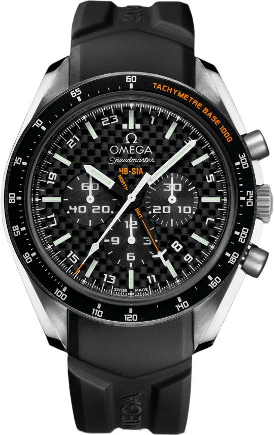 Omega Speedmaster Self winding Automatic Chronometer Black Mens Watch 32192445201001 