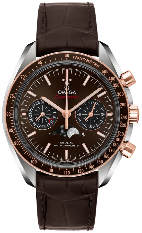 Omega Speedmaster Self winding Automatic Chronometer Brown Watch 30423445213001 
