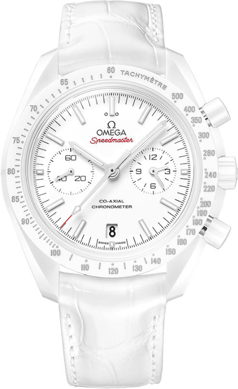 Omega Speedmaster Self winding Automatic Chronometer White Watch 31193445104002 