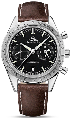Omega Speedmaster Self winding Automatic Chronometer Black Mens Watch 33112425101001 