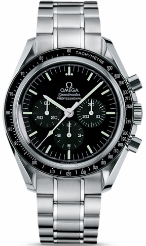 Omega Speedmaster Manual Winding Black Mens Watch 35735000 