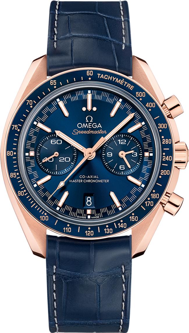Omega Speedmaster Self winding Automatic Chronometer Blue Watch 32953445103001 