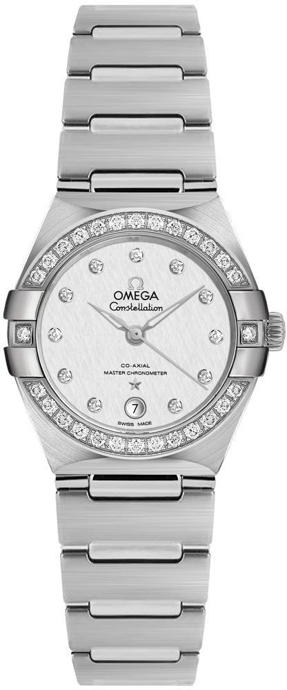 Omega Constellation Self winding Automatic Chronometer Silver Watch 13115292052001 