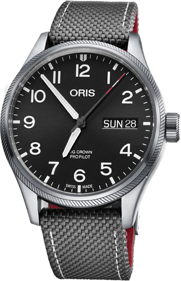 Oris Aviation Self winding Automatic Black Mens Watch 75276984194FS 