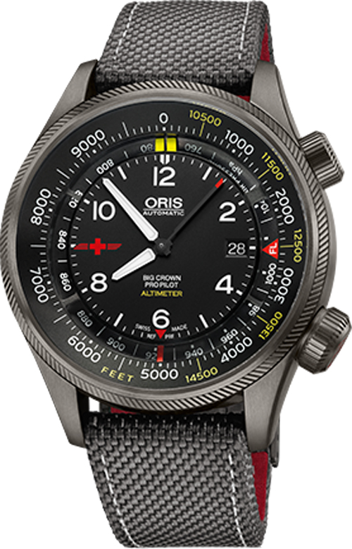 Oris Aviation Self winding Automatic Black Watch 73377054234FS 