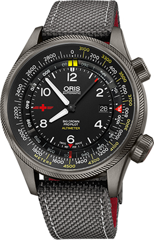 Oris Aviation 
Self winding Automatic Black Mens Watch 73377054264FS 