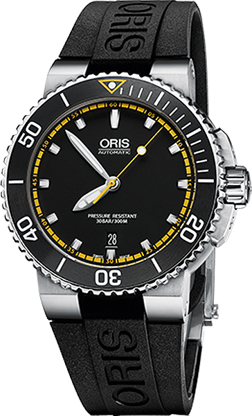 Oris Diving Self winding Automatic Black Mens Watch 73376534127RS 