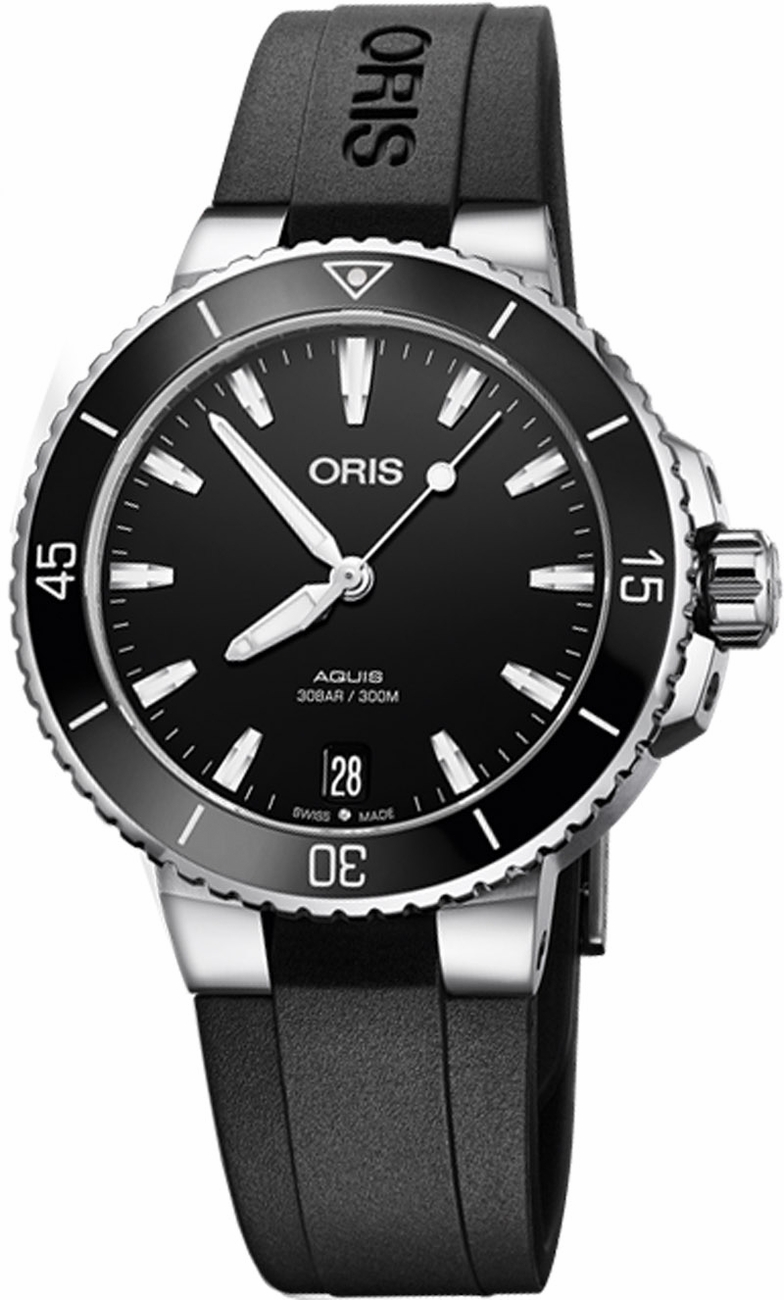 Oris Diving Self winding Automatic Black Ladies Watch 73377314154RS 