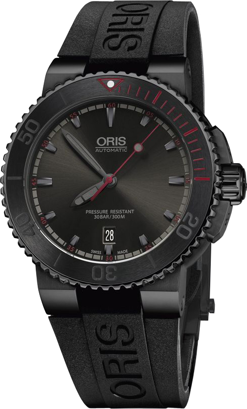 Oris Diving Self winding Automatic Black Mens Watch 73376534783RS 