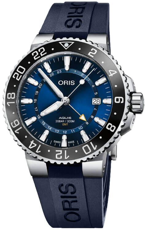 Oris Diving Self winding Automatic Blue Mens Watch 79877544135RS 