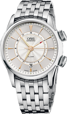 Oris Culture Self winding Automatic Silver Grey Mens Watch 90876074051MB 