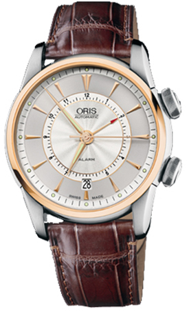 Oris Culture Self winding Automatic Silver Mens Watch 90876076351LS 