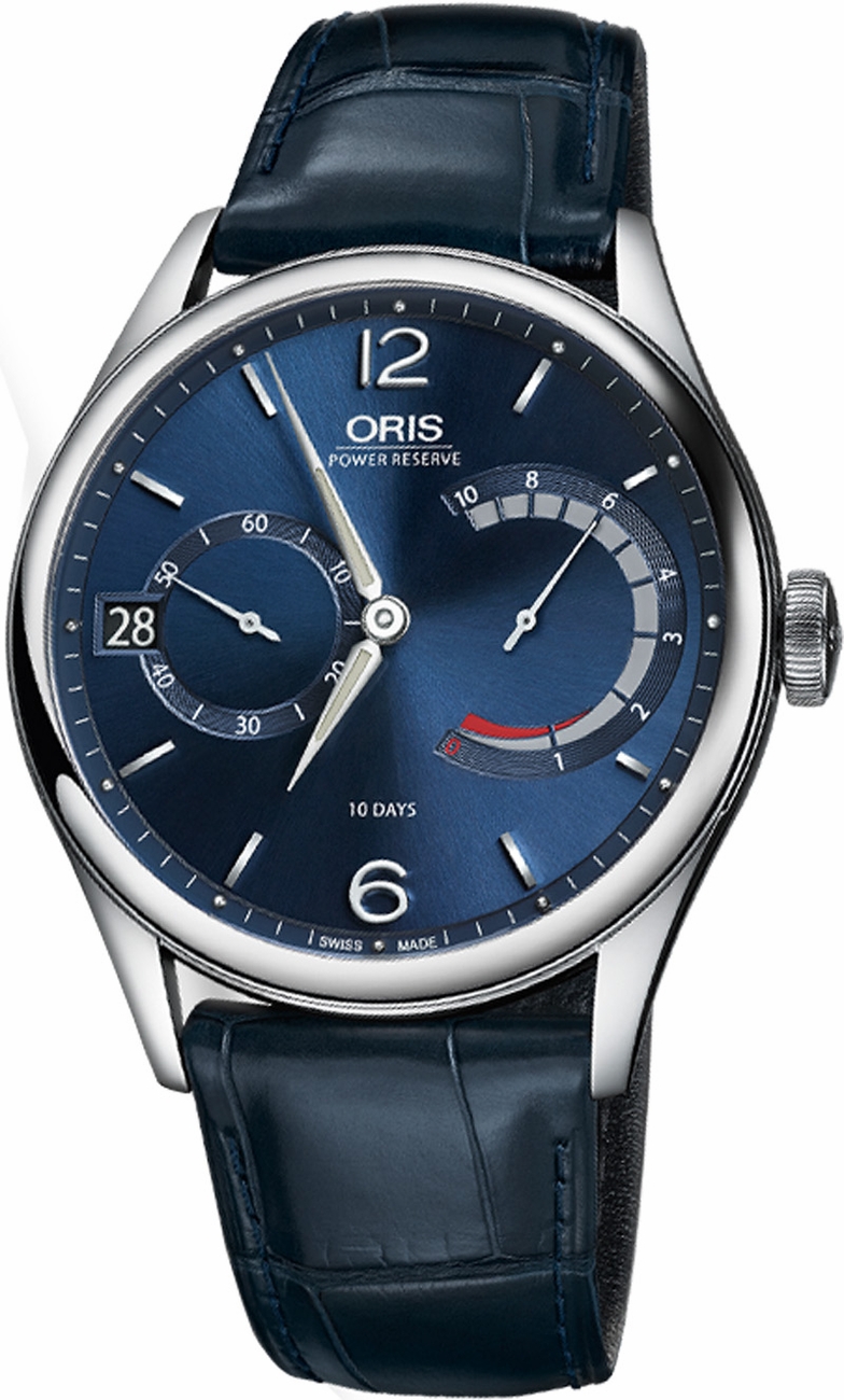 Oris Culture Manual Winding Blue Mens Watch 11177004065LS-BLUE 