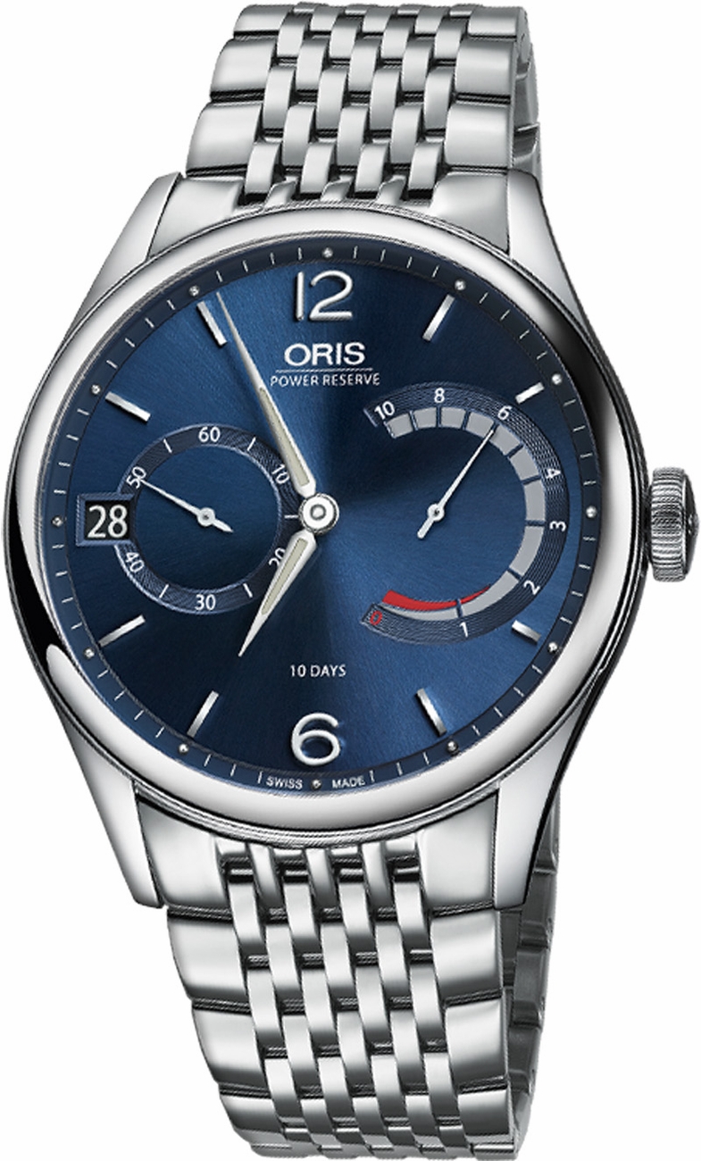 Oris Culture Manual Winding Blue Mens Watch 11177004065MB 