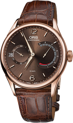 Oris Culture Manual Winding Brown Mens Watch 11177006062LS 