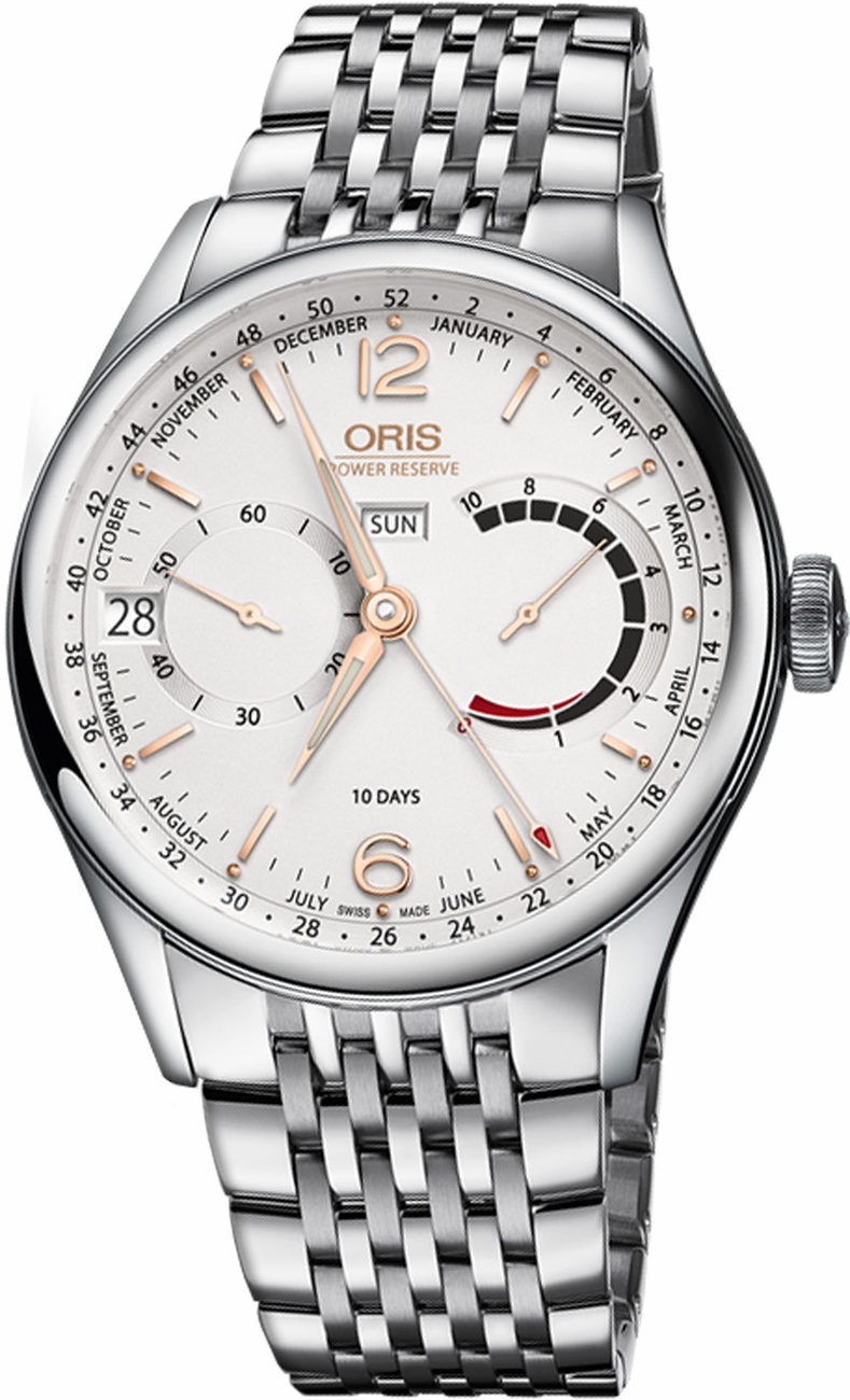 Oris Culture Manual Winding Silver Mens Watch 11377384031MB 