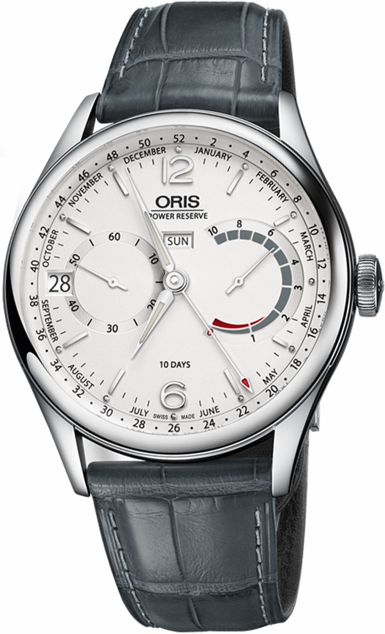 Oris Culture Manual Winding Silver Mens Watch 11377384061LS-GREY 