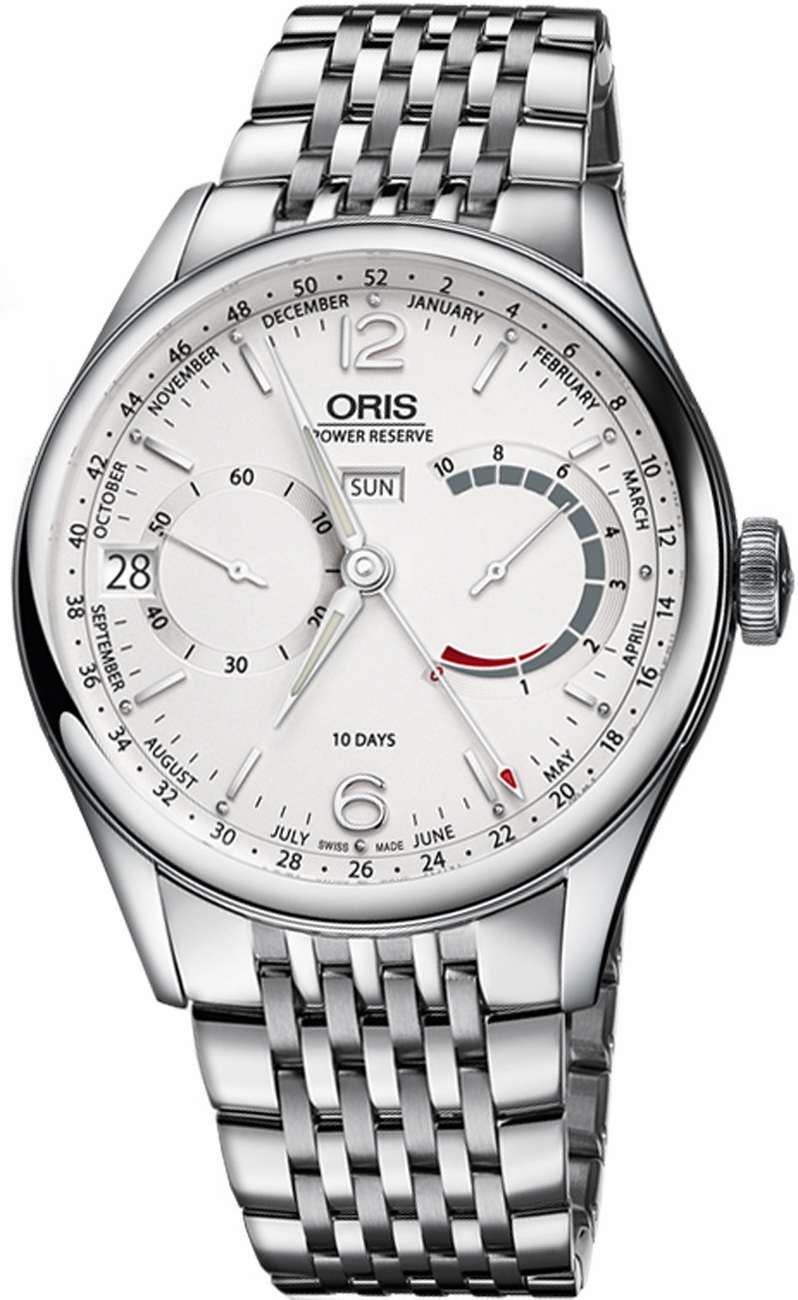 Oris Culture Manual Winding Silver Mens Watch 11377384061MB 