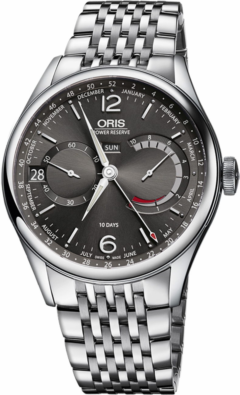 Oris Culture Self winding Automatic Grey Mens Watch 11377384063MB 