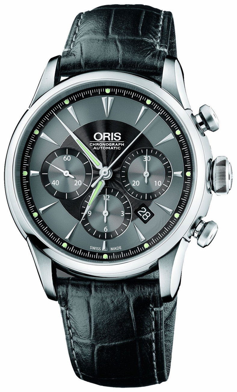 Oris Culture Self winding Automatic Black Mens Watch 67676034054LS 