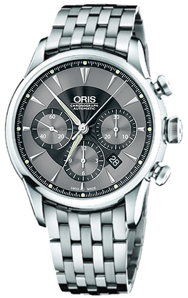 Oris Culture Self winding Automatic Black Grey Mens Watch 67676034054MB 