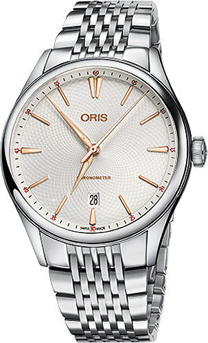 Oris Culture Self winding Automatic Grey Mens Watch 73777214031MB 