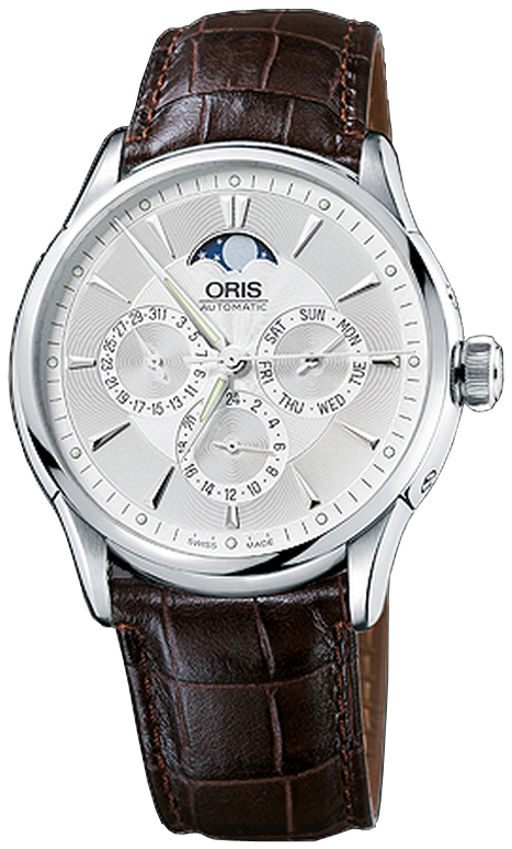 Oris Culture Self winding Automatic Silver Mens Watch 58175924091LS 