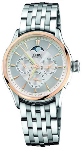 Oris Culture Self winding Automatic Silver Mens Watch 58175926351MB 