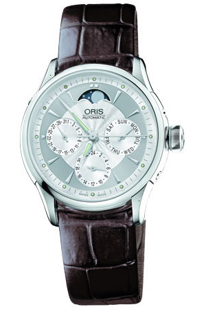 Oris Culture Self winding Automatic Silver Mens Watch 58176064051LS 