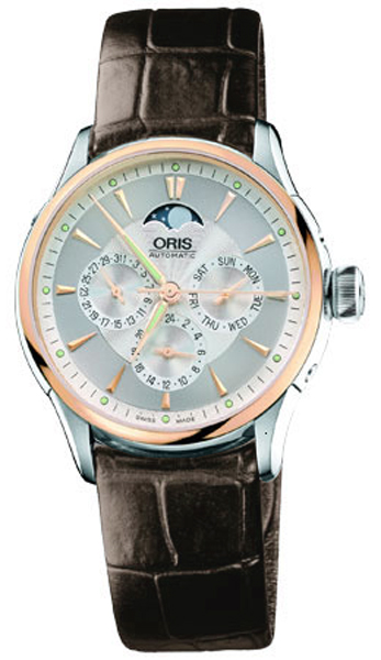 Oris Culture Self winding Automatic Silver Mens Watch 58176066351LS 