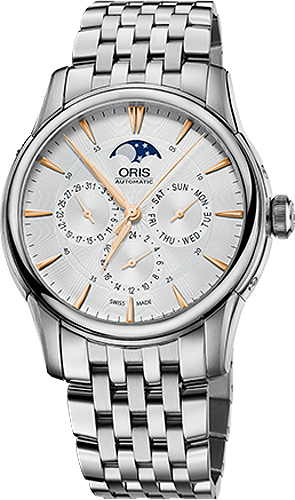 Oris Culture Self winding Automatic Silver Mens Watch 58276894021MB 