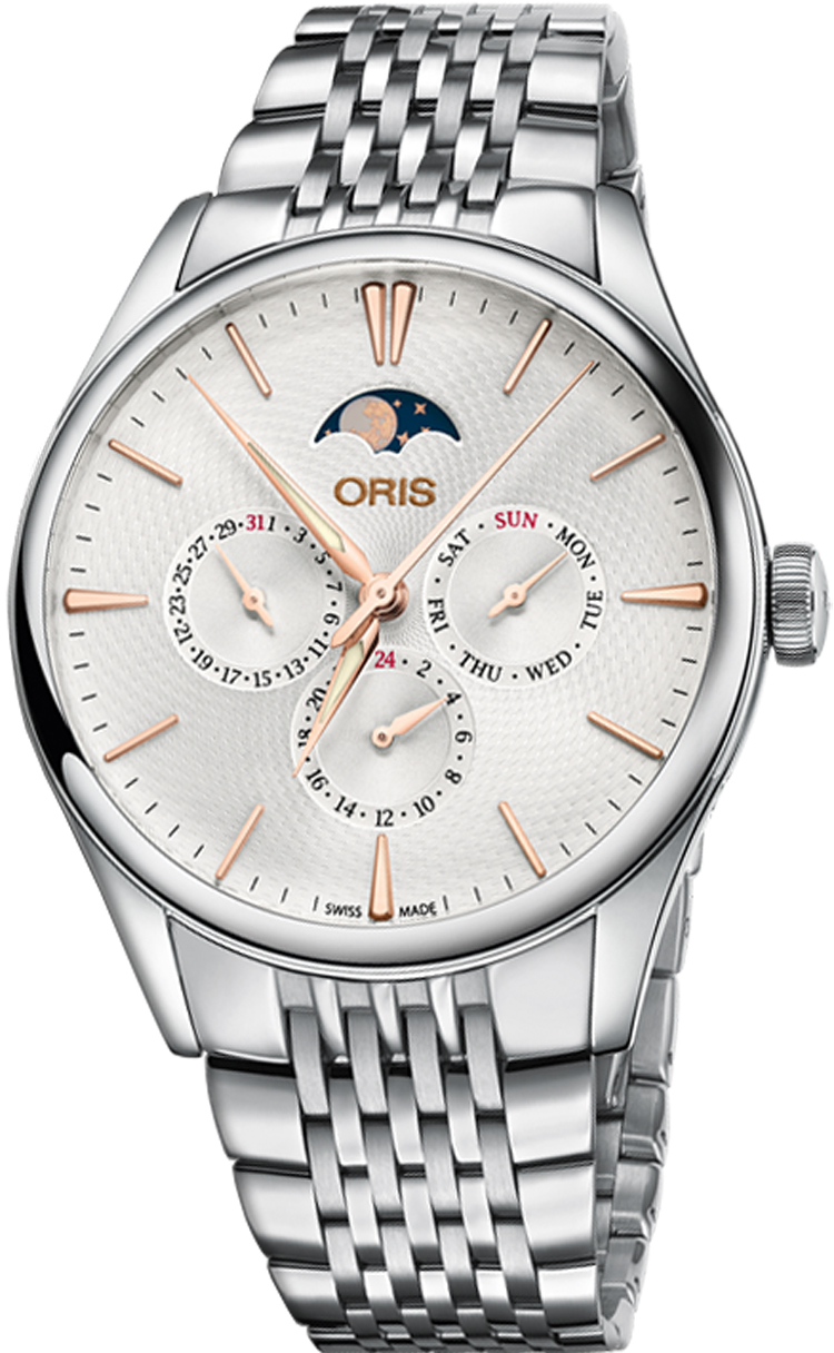 Oris Culture Self winding Automatic Silver Mens Watch 78177294031MB 
