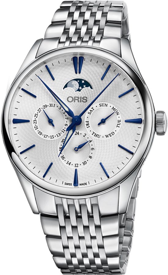 Oris Culture Self winding Automatic Silver Mens Watch 78177294051MB 