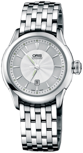 Oris Culture Self winding Automatic Silver Watch 56176044051MB 