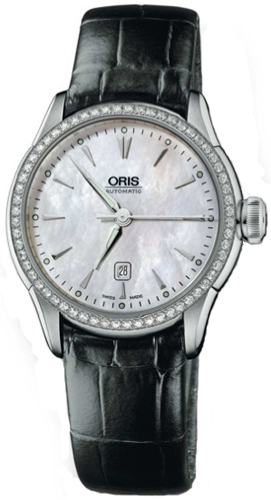Oris Artelier Date Diamonds 56176044956LS 