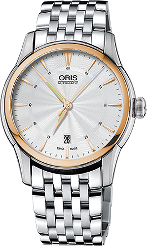 Oris Culture Self winding Automatic Grey Mens Watch 73376706351MB 