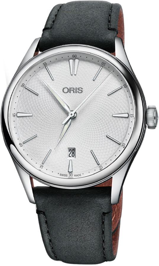 Oris Culture Self winding Automatic Silver Mens Watch 73377214051LS-BLACK 
