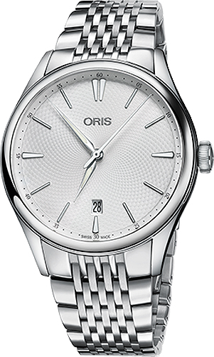 Oris Culture Self winding Automatic Grey Mens Watch 73377214051MB 