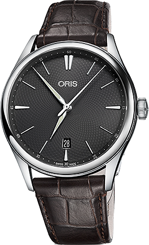 Oris Culture Self winding Automatic Grey Mens Watch 73377214053LS 