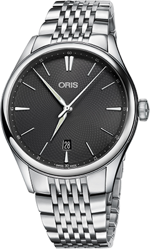Oris Culture Self winding Automatic Grey Mens Watch 73377214053MB 