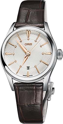 Oris Culture Self winding Automatic Grey Ladies Watch 56177224031LS 